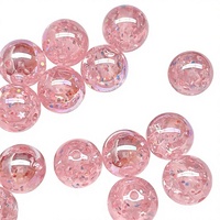 Perles à trou droit en résine électroplaquée effet Lune Froide, 12 mm, motif Météore Fantaisie, pour bijoux DIY