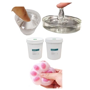 Gel <span class=keywords><strong>de</strong></span> silicona líquida transparente <span class=keywords><strong>de</strong></span> dos componentes, juguete suave para oficina, divertido, alivio del estrés, adhesivo y sellador, Material <span class=keywords><strong>de</strong></span> silicona suave - Product Image 2