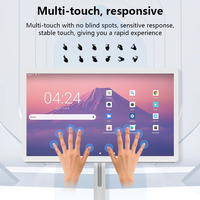 Tablette Android 12 avec écran tactile mobile de 24 pouces, 1920*1080 HD, caméra, Smart TV, streaming en direct, avec support rotatif et relevable