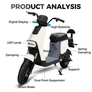 Patinete Eléctrico M12 con Motor de 500W, Velocidad Máxima de 28 mph, Pendiente Máxima de 30 Grados, Torque de 80 Nm, 3 Modos de Conducción - Product Image 5