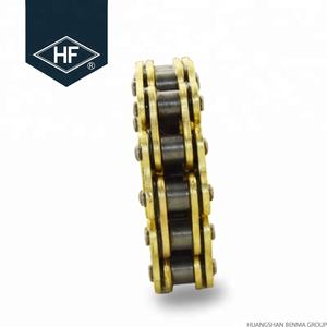 ゴールドオートバイチェーン チタン520オートバイチェーン 中国工場供給 高周波焼入れ520ゴールドオートバイチェーン - Product Image 4