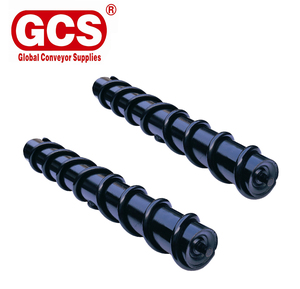 <strong>Material</strong> <strong>Handling</strong> <strong>Conveyor</strong> Roller Manufacturers Comb Type <strong>Spiral</strong> Roller Rubber Coated Self Cleaning Roller Idler - Product Image 3