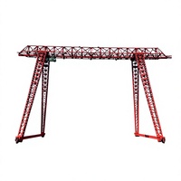 Grue portique robuste SDCRANE 10 tonnes 20 tonnes, équipement de levage industriel, motorisation électrique mobile, commande au sol + à distance 10-31m