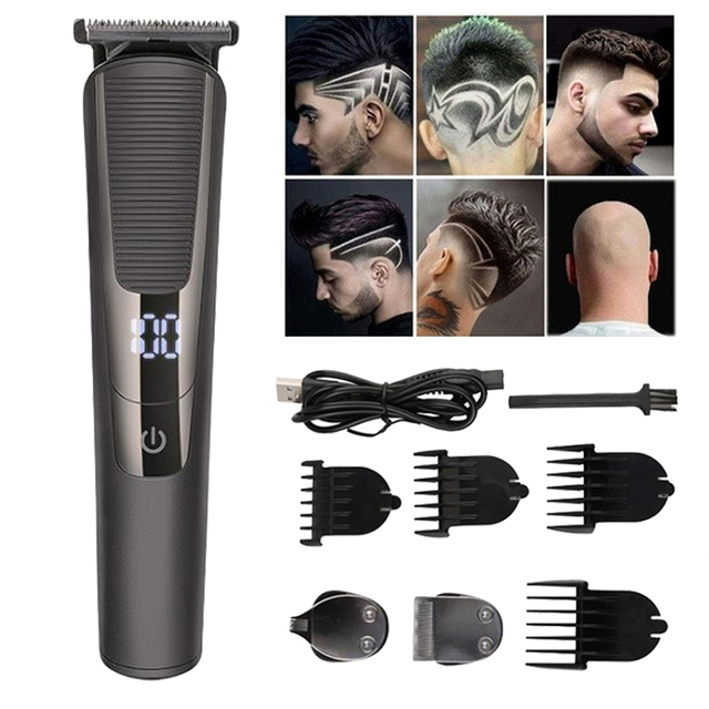 3-in-one Professional Low Noise Hair Cordless Hair Trimmer Hair Clipper for Man