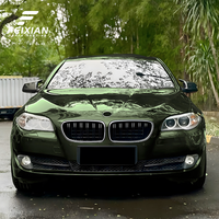 Untuk Seri 5 F10 F11 2011-2017 Grille Bar Tunggal Ganda LED Bercahaya ABS Hitam Mengkilap Baru 100% Sesuai Spesifikasi Grosir