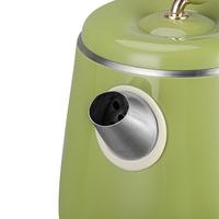 Bouteille d'eau chaude électrique moderne anti-brûlure à double paroi avec contrôle de température, en acier inoxydable 304, 220V, pour usage hôtelier, 1,0L