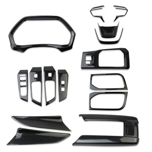 Phụ kiện trang trí nội thất bằng sợi carbon, bộ ốp sợi carbon cho Toyota Grand Highlander 2024 - Product Image 2