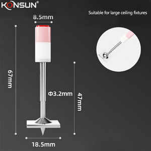 Clavos de Fijación para Conductos KONSUN de 8.5x32mm, Perfil Delgado, Clavos para Abrazaderas de Tuberías de 25mm, Fijación Integral para Rieles Estrechos |   OEM - Product Image 5