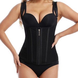 Women's Waist Trainer Corset Pink Hook And Eye Seamless Shapewear For <b>Tummy</b> <b>Control</b> And Slimming Support - Product Image 5
