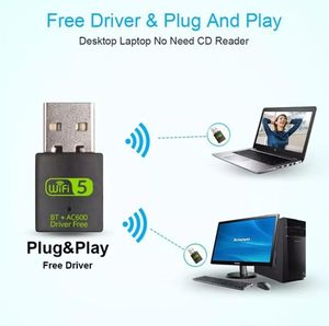 อะแดปเตอร์ไวไฟแบบพกพา ชิป <span class=keywords><strong>Realtek</strong></span> 8821CU ไร้สาย 600Mbps มินิดองเกิล BT USB ไม่ต้องใช้ไดรเวอร์ เสาอากาศในตัว สำหรับพีซี/แล็ปท็อป/แท็บเล็ต - Product Image 5