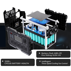 Nhà máy súp LiFePO4 hệ thống năng lượng UPS 3000 W tragbare Powerstation 3600W Trạm điện cầm tay tốt nhất 3000 Watt năng lượng mặt trời Máy phát điện - Product Image 4