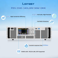 Fuente de Alimentación de CC Trifásica Programable de 12000W, 0-80V, 0~340A, 3U, Ultra Alta Tensión, 93% de Eficiencia, Protección Completa, Montaje en Rack