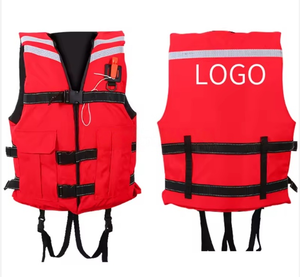 <span class=keywords><strong>Gilet</strong></span> <span class=keywords><strong>de</strong></span> <span class=keywords><strong>sauvetage</strong></span> adulte robuste en Oxford, grande flottabilité, portable, pour secours d'urgence, réfléchissant, certifié CE, pour la côte et les zones intérieures - Product Image 1