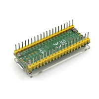 Caja acrílica transparente para Raspberry Pi Pico, carcasa protectora con soporte fijo para placa de desarrollo