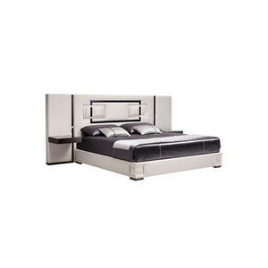 Lit moelleux extra king-size luxueux avec tête de lit à grand écran <span class=keywords><strong>confortable</strong></span> et rembourré pour les meubles de chambre principale - Product Image 6