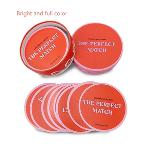 Conception personnalisée <span class=keywords><strong>de</strong></span> haute qualité Papier noyau blanc Jeu <span class=keywords><strong>de</strong></span> cartes rond interactif et divertissant pour enfants - Product Image 3