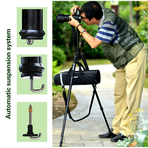 Respectivamente Z688 profesional de aluminio de trípode Monopod + cabeza de bola para <span class=keywords><strong>DSLR</strong></span> cámara portátil SLR cámara mejor que Q666 - Product Image 5
