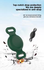 Étui en silicone pour chien Airtag Holder étui étanche de Protection en silicone liquide souple bon marché avec lanière - Product Image 4