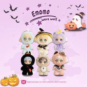 Youbixiong Officiel Série <span class=keywords><strong>Loup</strong></span>-<span class=keywords><strong>garou</strong></span> Emomo Figurine en peluche courte Boîte mystère Décoration tendance Jouet mignon - Product Image 2