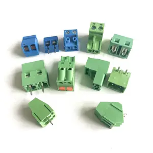 Wholesale 2 3 4 5 ~16 way 3.81 5.08 7.50 7.62 mm Pitch Brass Cheap Cable Pluggable Connectors Terminal Blocks