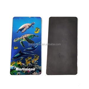 Aimants en métal pour réfrigérateur de la Martinique, aimants imprimés souvenirs de la Martinique pour boutiques de souvenirs - Product Image 2