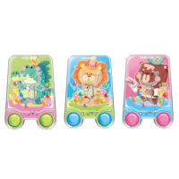 MILI jeu de Machine à eau en plastique Puzzle pour enfants dessin animé animaux jouet anneau d'eau jeu de lancer