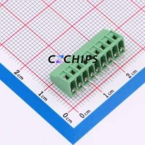 C254128V-9P0G36 <b>Screw</b> Terminal <b>Block</b> Through hole Component (THT),P=2.54mm Connector 1x9P 2.54mm 9P 1 - Product Image 2