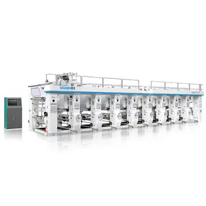 Top selling 4 color 6 color rotogravure printing machine for plastic film