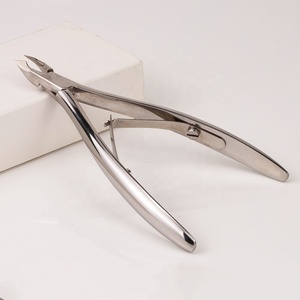 Logo Personnaliser Super Strong Sharp Pédicure Manucure Cutter Clipper Forger En Acier Inoxydable Nail <span class=keywords><strong>Cuticule</strong></span> Nipper 5mm Professionnel - Product Image 2