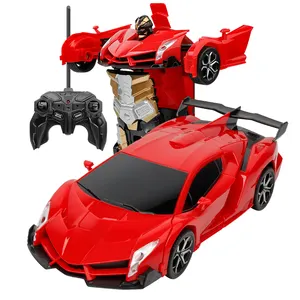 आरसी कार किड्स कार खिलौना रोबोट विरूपण के लिए रिमोट कंट्रोल कार खिलौने इलेक्ट्रिक कलर बॉक्स 5 साल से अधिक पुराने 4 चैनल 48