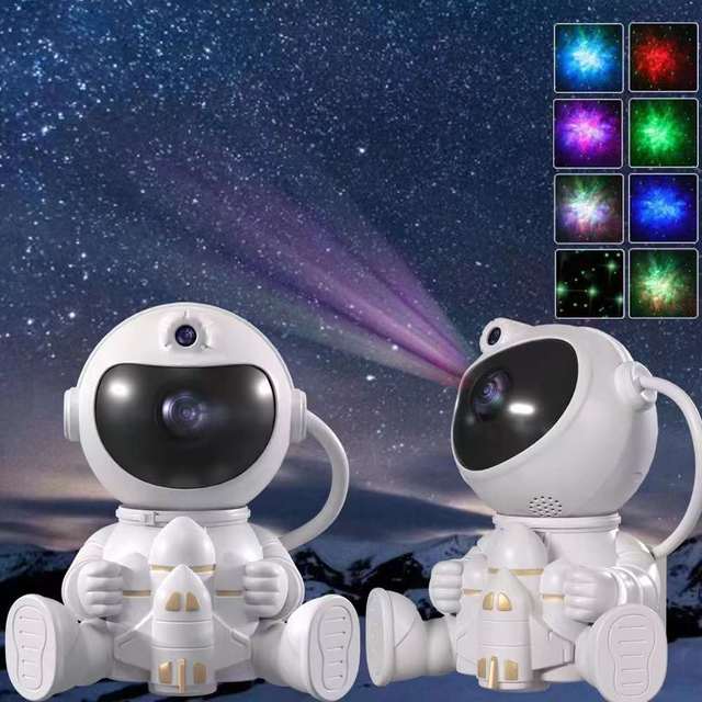 Astronaut Galaxy Star Projector Starry Night Light Bedroom Ceiling Astronaut Nebula Light Projector Consumer Electronics