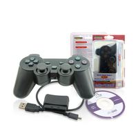 Contrôleur sans fil 2.4G compatible avec Ps2 et Pc 3 en 1 Gamepad pour console de jeu