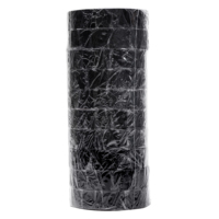 Ruban adhésif électrique ignifuge, résistant aux hautes températures, pour intérieur et extérieur, noir, imperméable