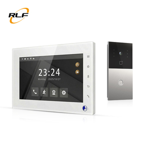 Le sonnette vidéo intelligente avec commande vocale Tuya App, ensemble 3*F1+V7, 1080p, étanche, convient aux villas - Product Image 1