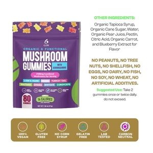 <span class=keywords><strong>Brain</strong></span> Booster Gummy Focus <span class=keywords><strong>Memory</strong></span> Mejorar la concentración Seta Salud Suplementos Gomitas al por mayor - Product Image 6