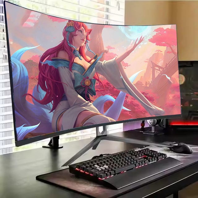 23.8 24 27 Inch 1920x1080 1K 2K 4K 60Hz 75HZ 100HZ 144HZ 165HZ 180HZ HDR LCD LED Wide Screen Desktop Pc Gaming Display Monitor