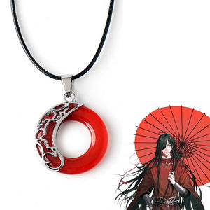 Collier de l'anime <span class=keywords><strong>Tian</strong></span> <span class=keywords><strong>Guan</strong></span> <span class=keywords><strong>Ci</strong></span> <span class=keywords><strong>Fu</strong></span> Hua Cheng Cosplay Xie Lian Moonlight pendentif ras du cou colliers Couple bijoux cadeau saint valentin - Product Image 1