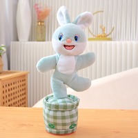 2025 Danse Parler Musique Électrique Cactus Dessin Animé Figure En Peluche Jouet