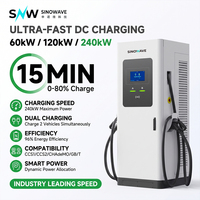 Stasiun Pengisian Daya EV Cepat Tipe Split CCS GBT 60kW 240kW 120kW, Charger EV DC Cepat Komersial Publik untuk Tempat Parkir