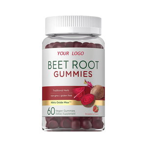 Racine de betterave sans sucre de marque privée gommeuse de bon <span class=keywords><strong>goût</strong></span> avec vitamines C et B12 pour la santé cardiaque et la circulation sanguine pour les enfants et les adultes - Product Image 1