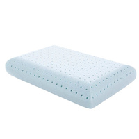 Oreiller ventilé infusé par gel confortable de lit de mousse de mémoire avec la technologie d'Aircell