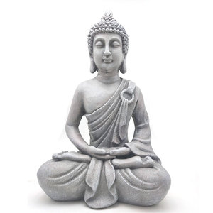 Statue de <span class=keywords><strong>bouddha</strong></span> <span class=keywords><strong>bouddha</strong></span>, décoration extérieure, look en pierre en polyrésine, vente en gros, livraison gratuite - Product Image 1