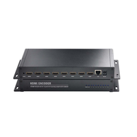 Encodeur Telelink HD 1080P 8 canaux H.264/H.265 avec sortie audio SRT/HLS/AAC/MP3 TS sur IP pour systèmes de tête de réseau