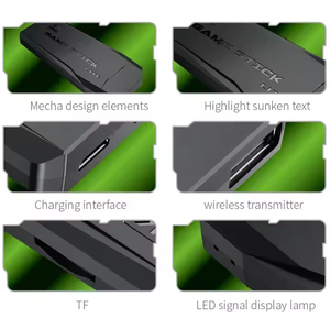 8 bâtons de jeu portables 4k Tv Hd avec 2 manettes de jeu sans fil avec 20000 jeux classiques <span class=keywords><strong>Console</strong></span> de jeu vidéo rétro - Product Image 4