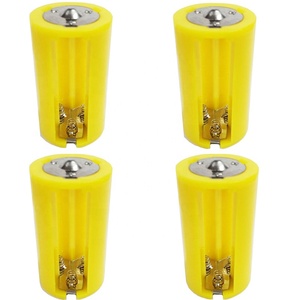 3 X Aa Lr6 UM-3 Naar D Maat Plastic Parallelle Batterij Convertor Adapter Houder Ondersteuning De Batterie Batteriehalter