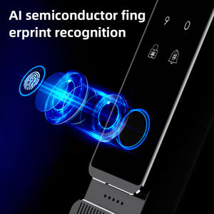 ANDUDU Ip65 Serrure électronique intelligente étanche pour l'extérieur Serrure électronique numérique à empreinte digitale Serrure de porte à cadre en aluminium pour portail en aluminium - Product Image 3