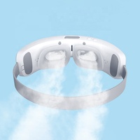 Appareil de massage chauffant pour les yeux à l'hydrogène, soulage la fatigue oculaire, la sécheresse, la vapeur pour les yeux, masque de massage pour les yeux avec chaleur