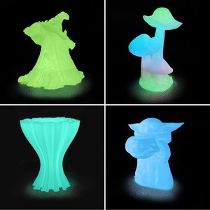 1.75mm Luminous Glow TPU 95A <b>3D</b> <b>Printer</b> Filament, Soft Flexible Glow-in-the-Dark TPU Consumable in Pink Blue Green Colors - Product Image 5