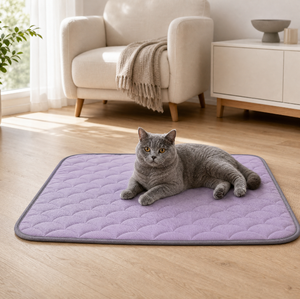 Tapis rafraîchissant pour chien et chat ZT, durable, imperméable, respirant, éco-responsable, extra large, pour l'été, coussin froid pour animaux de compagnie - Product Image 1