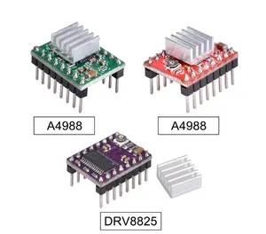 3D 프린터 부품 StepStick A4988 DRV8825 스테퍼 모터 드라이버 방열판 캐리어 Reprap RAMPS 1.4 1.5 1.6 MKS GEN V1.4 보드